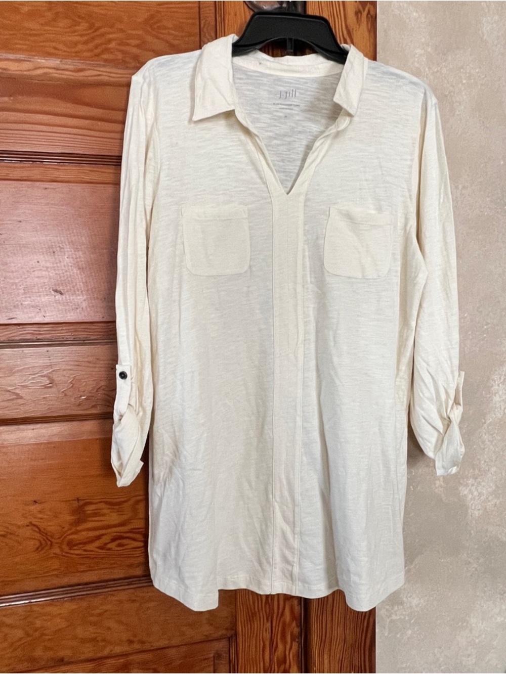 J. Jill Women’s Lightweight Slub Pullover Tunic Size M Resort Summer Vacation